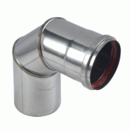 Coude RIGIDTEN Inox 90° + Joint - Ø 80