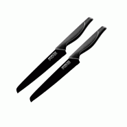 Ensemble de 2 Couteaux à pain dentelé Nirosta Black Edition - 3176239932522
