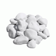 Galet 60/100 Carrare blanc - idéal pour aménagements paysagés et décoratifs - Densité 1.5 ton/m3_0
