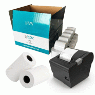 50 rouleaux de papier thermique 80 x 80 mm sans bisphénol - 8435594002697