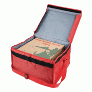 Grand sac de livraison pizza isotherme en nylon - 350 x 250 x 420 mm - VOGUE - 0615402045667