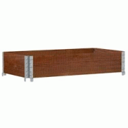 Helloshop26 - Jardinière bac lit surélevé plantes fleurs terrasse jardin 100 x 50 cm bois massif de pin marron 02_0037285 - 3000217811984 Helloshop26 - Jardinière bac lit surélevé plantes fleurs terrasse jardin 100 x 50 cm bois massif de pin marron 02_0037285 - 3000217811984