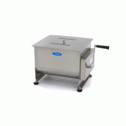 Mélangeur à viande manuel  ECO 30 L - 25 kg -  cuve fixe - axe double