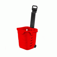 Panier à roulettes 38L - Hauteur 430mm - Largeur 380mm - Profondeur 395mm - Fabrication européenne Panier à roulettes 38L - Hauteur 430mm - Largeur 380mm - Profondeur 395mm - Fabrication européenne