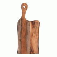 Planche à découper avec manche 45x20 cm - Bois massif marron - Wild Table Passion Planche à découper avec manche 45x20 cm - Bois massif marron - Wild Table Passion