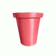 PLAST'UP ROTOMOULAGE Pot de fleurs rond xxl delight 760l - ROUGEFRAISE - rouge 0750122559763