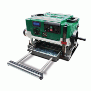 Raboteuse à bois de table compacte - Largeur 330 mm - Arbre hélicoïdal - Affichage numérique - 1,8 kW - 230 V Holzstar DH330-2 SPIRAL