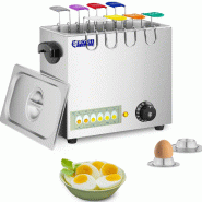 Royal Catering - Royal Catering Cuiseur à oeufs cuit-œufs électrique coquetier professionnel RCEB-8T (2 600 watts, Jusqu’à 8 œufs, Acier - 4250