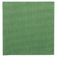 Serviette en ouate gaufré 2 plis vert sapin 39x39cm - par 1200