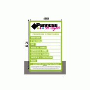 Alv10-40x60 - panneau chantier - panneau en ligne Alv10-40x60 - panneau chantier - panneau en ligne