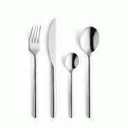 Amefa Ménagère 24 pièces Carlito - Couverts inox 18/10 design classique contemporain - argenté inox 3546693380595