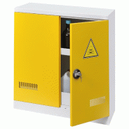Armoire de sûreté basse ECO pour produits inflammables - 2 portes manuelles - extincteur automatique CO2