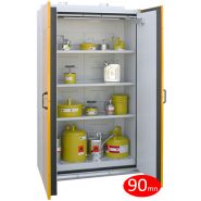 Armoire de sécurité pour produits dangereux - armoire coupe-feu 90 mn - 29 l