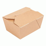 Boîte américaine The Pack carton ondulé nano micro 780ml 11,3x9x6,3cm - par 50