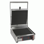 Grill vitrocéramique électrique simple Plaques inf. Et sup. Rainurée Sofraca