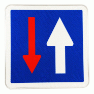 Panneau indication C18 - Priorité à la circulation venant en sens inverse - WP Signalisation Panneau indication C18 - Priorité à la circulation venant en sens inverse - WP Signalisation