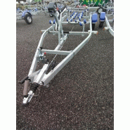 Porte bateau multi-rouleaux GALAXY - GS12 / G820 - PTAC : 1200Kg - 1 essieu - Référence GS13 V - Sun Way