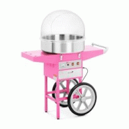 Royal Catering Machine à barbe à papa avec chariot, contrôle thermostat et Rotation, 1200 W, Couleur Rose, 52 cm - rose multi-matériau 4260223023187 Royal Catering Machine à barbe à papa avec chariot, contrôle thermostat et Rotation, 1200 W, Couleur Rose, 52 cm - rose multi-matériau 4260223023187