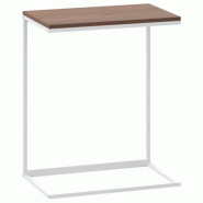 VidaXL Table d'appoint Blanc 55x35x66 cm Bois d'ingénierie Modèle Opaline Élite - 343095XL