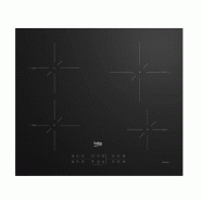 BEKO Table De Cuisson Induction 59cm 4 Feux 7200w Noir HII64200SMT - noir 8690842549502