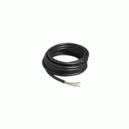 Câble rigide 3G2,5 mm² U-1000 R2V Cuivre noir 100 m FILS & CABLES - noir cuir 132813