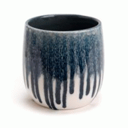Cache pot Lyra bleu - Rond Grès Amadeus 13.5x13.5 cm - bleu Grès 3520071866338 Cache pot Lyra bleu - Rond Grès Amadeus 13.5x13.5 cm - bleu Grès 3520071866338