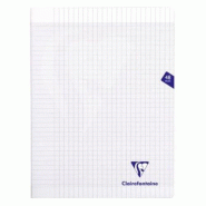 Clairefontaine Lot de 10 Cahier Mimesys 24x32, 48p./24 feuilles 90 g/m² piquées, coloris incolore, Séyès - 3329683933113