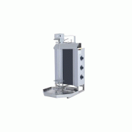Gril à kebab électrique professionnel – 3 brûleurs – 30 kg – moteur haut – 75 x 65 cm – Réf. AKS-SGS-DS-41 - AKS-SGS-DS-41