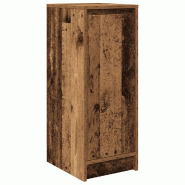 Helloshop26 - Armoire à chaussures vintage avec grande capacité de rangement 29,5 x 34 x 76 cm en bois d'ingénierie vieux bois 02_0051767 - Bois ma