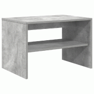 Helloshop26 - Meuble TV polyvalent design contemporain 60 x 40 x 40 cm en bois d'ingénierie gris béton 02_0051222 - gris Bois massif 3000236805278