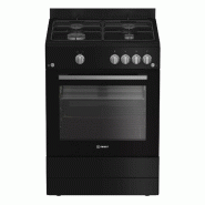 INDESIT Cuisinière Gaz 69l 4 Feux Noir I6GGKCB - noir 8050147715796