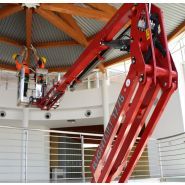 Lightlift 17.75 mk2 - nacelle araignée  - hinowa s.P.A. - capacité nacelle chenillée 230kg_1