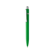 Stylo bille en plastique - clip métal, poussoir chromé - encre bleue - couleur verte Stylo bille en plastique - clip métal, poussoir chromé - encre bleue - couleur verte