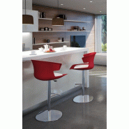 Tabouret de Bar réglable en hauteur Cove - Offisit - Bleu