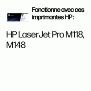 Toner noir LaserJet HP 94X authentique grande capacité