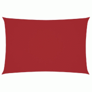 VidaXL Voile de parasol tissu oxford rectangulaire 2x4 m rouge Modèle Jardin Zénith Max - rouge 135642