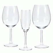 WellHome - Lot de 36 verres à vin et flûtes à champagne - transparent verre PK7413 WellHome - Lot de 36 verres à vin et flûtes à champagne - transparent verre PK7413