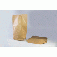 125 sacs kraft écornés type 5 kg farine 2 feuilles - SECRN2KFT3NT-DN14