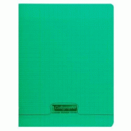 Calligraphe Lot de 10 Cahier Ligne 8000 A4, 96p./48 feuilles 90 g/m² piquées, couv. PP verte, Séyès - 3210330181356
