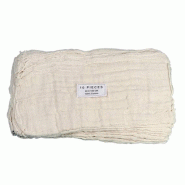 DELAISY – KARGO Gaze coton réutilisable avec trou central 80x120cm x 10 - Delaisy Kargo - 3227570030245