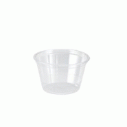 ECOLOMIQUE - 125 Pcs - Pot plastique PET transparent - L: 7,4 cm, H: 4,4 cm, résistant - ECO209POPET4 - transparent plastique ECO209POPET4 ECOLOMIQUE - 125 Pcs - Pot plastique PET transparent - L: 7,4 cm, H: 4,4 cm, résistant - ECO209POPET4 - transparent plastique ECO209POPET4