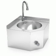 Lave-mains d'angle agenouillé suspendu série XS eau chaude et froide 350x350x200 mm. - 061424FRIC