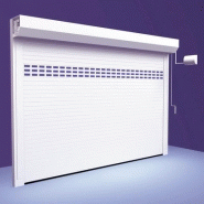 Porte de garage enroulable rollmotion performance / motorisée / lames en aluminium / isolation thermique / 420 x 450 cm Porte de garage enroulable rollmotion performance / motorisée / lames en aluminium / isolation thermique / 420 x 450 cm