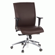 Siège de bureau / Fauteuil de direction MURANO 10, cuir marron clair hjh OFFICE - marron cuir 600140_0