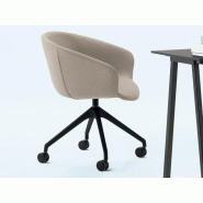 Lot de 2 sièges de réunion tapissés pas cher Lot de 2 sièges de réunion tapissés pas cher
