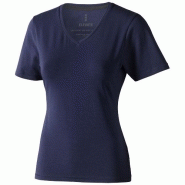 T-shirt bio manches courtes pour femme Kawartha - Col V en coton biologique - Réf. 38017494 T-shirt bio manches courtes pour femme Kawartha - Col V en coton biologique - Réf. 38017494