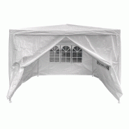 Tonnelle / pavillon avec 4 côtés munis de fenêtres 290 x 290 x 245 cm Tonnelle / pavillon avec 4 côtés munis de fenêtres 290 x 290 x 245 cm