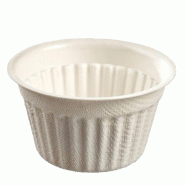Verrine Fondant Bagasse blanche 70ml - par 1200