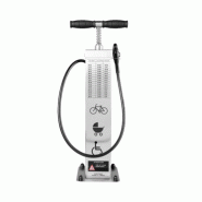 Station de gonflage vélo avec manomètre - Acier galvanisé ou inox - Options antivol et support vélo - PRS-SV1