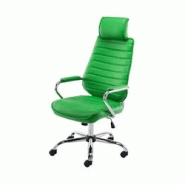 CLP Fauteuil de bureau Rako similicuir Vert - vert polyester 191074934 CLP Fauteuil de bureau Rako similicuir Vert - vert polyester 191074934